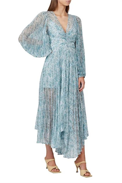 Acler Astone Dress - Blue Floral - Image 16