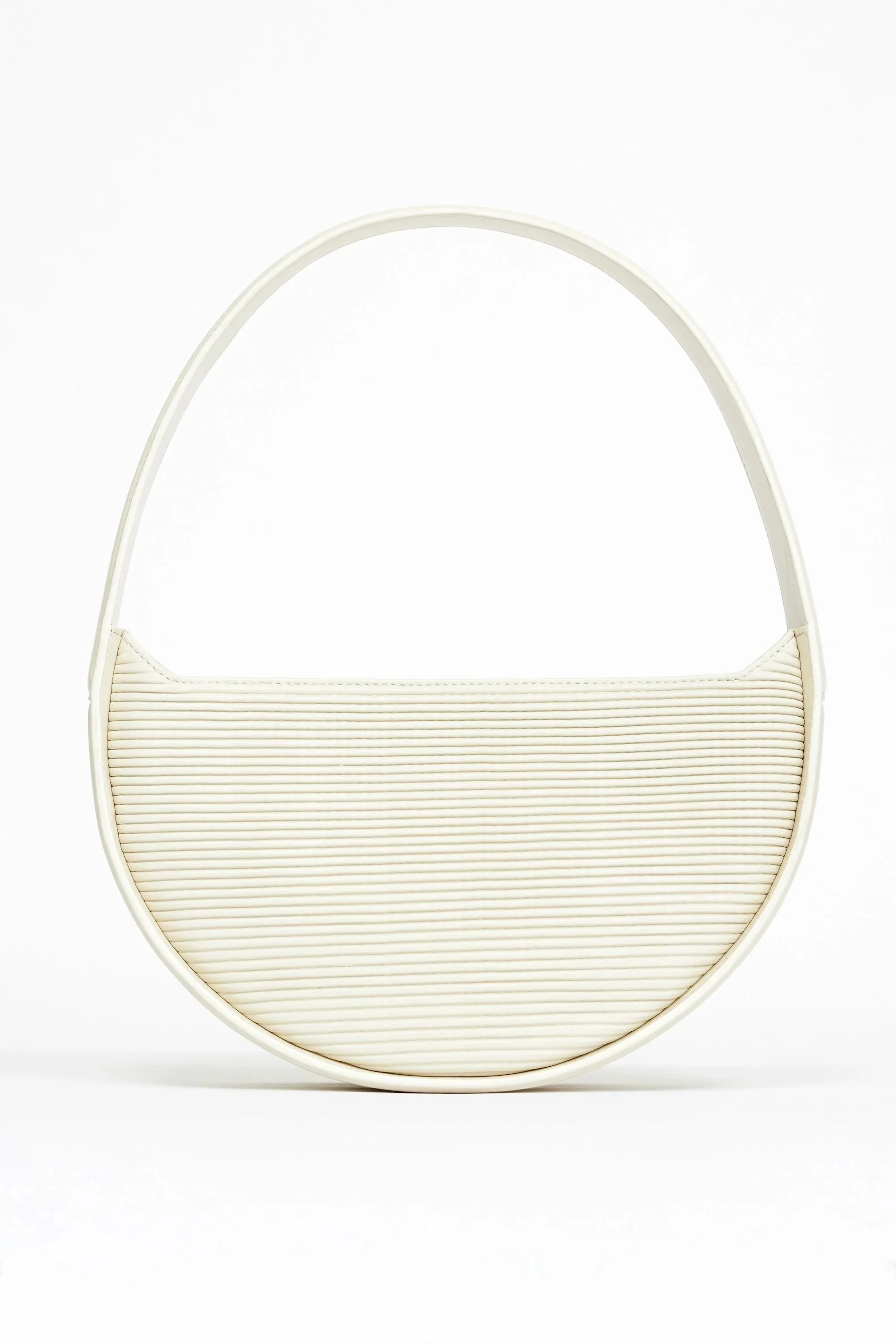 Acler Birch Bag Medium - Vanilla Pleat