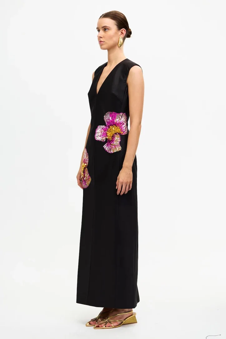 Acler Eastonhill Maxi Dress - Black - Image 2