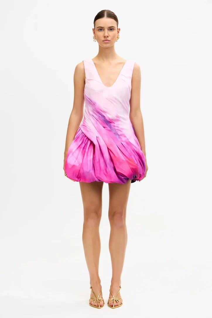 Acler Gerrans Mini Dress - Lavender