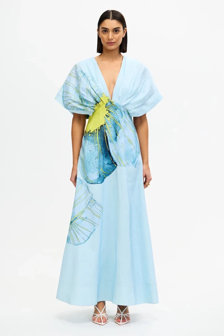 Acler Glamorgan Maxi Dress - Dayflower