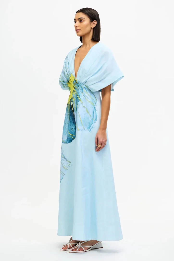 Acler Glamorgan Maxi Dress - Dayflower - Image 2