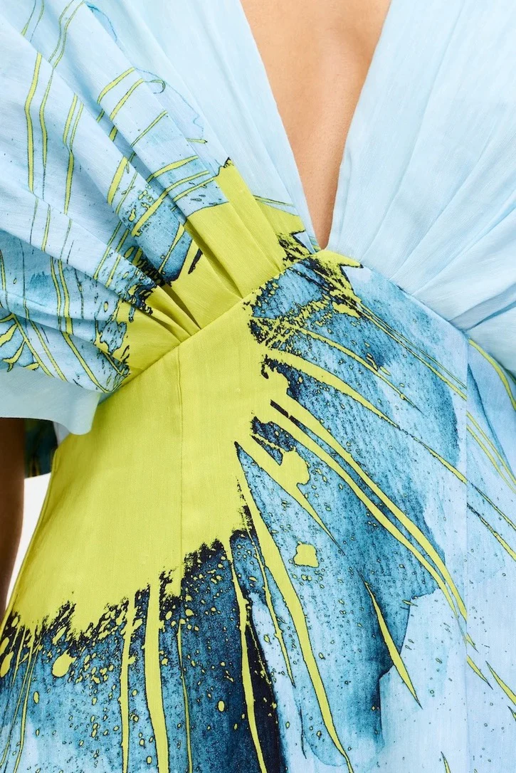 Acler Glamorgan Maxi Dress - Dayflower - Image 4