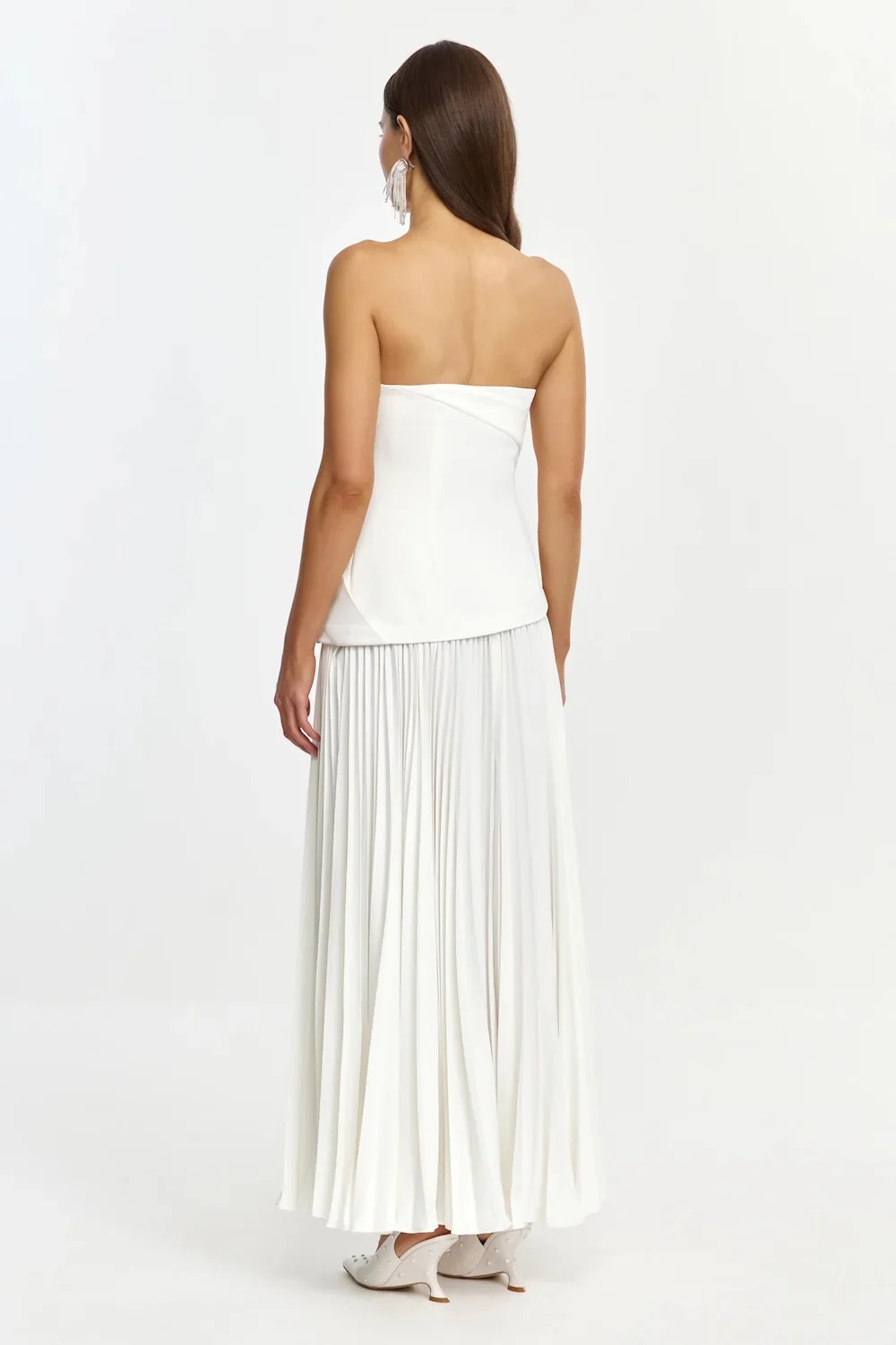 Acler Harden Maxi Dress - Ivory - Image 3