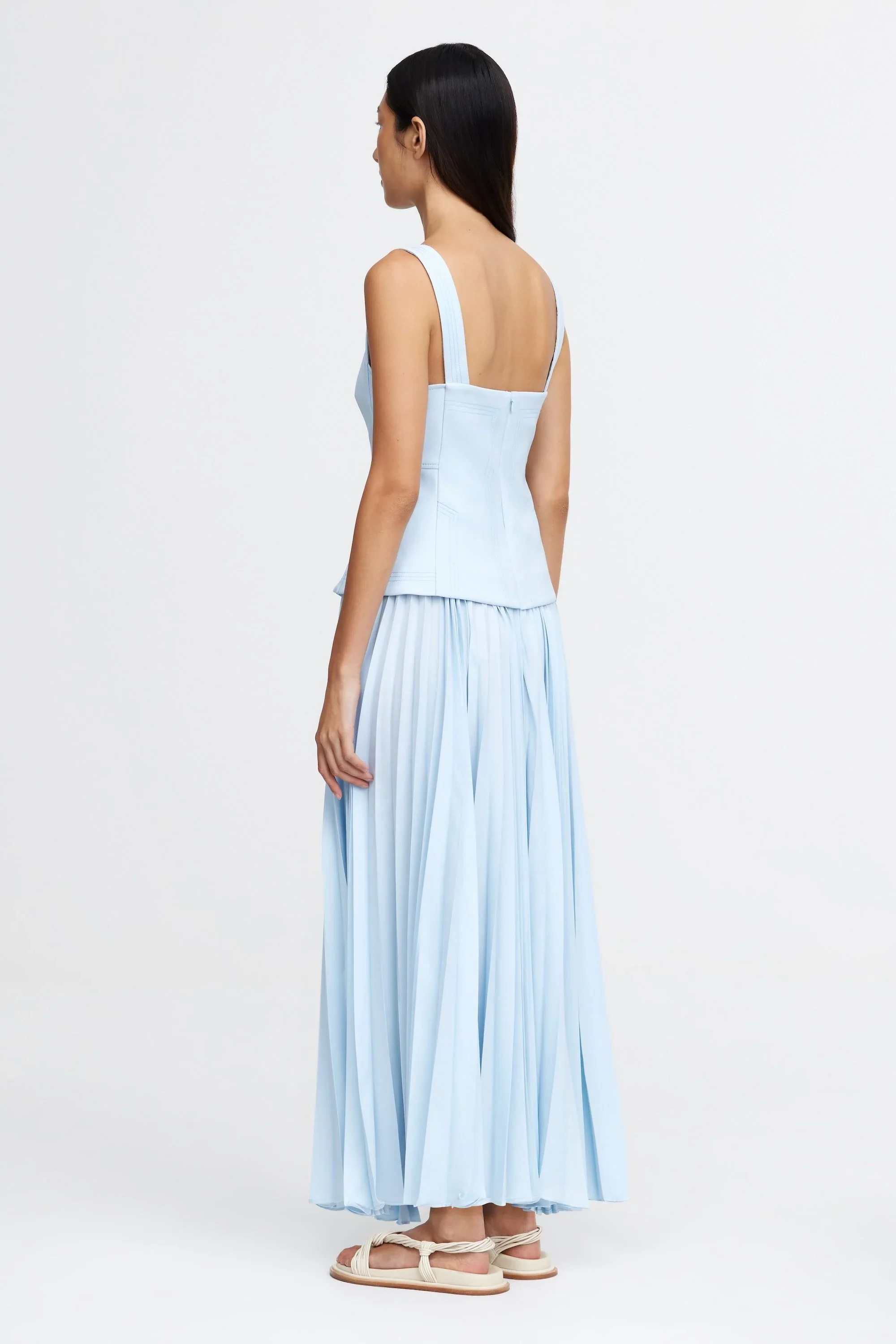 Acler Hollinshill Maxi Dress - Baby Blue - Image 4