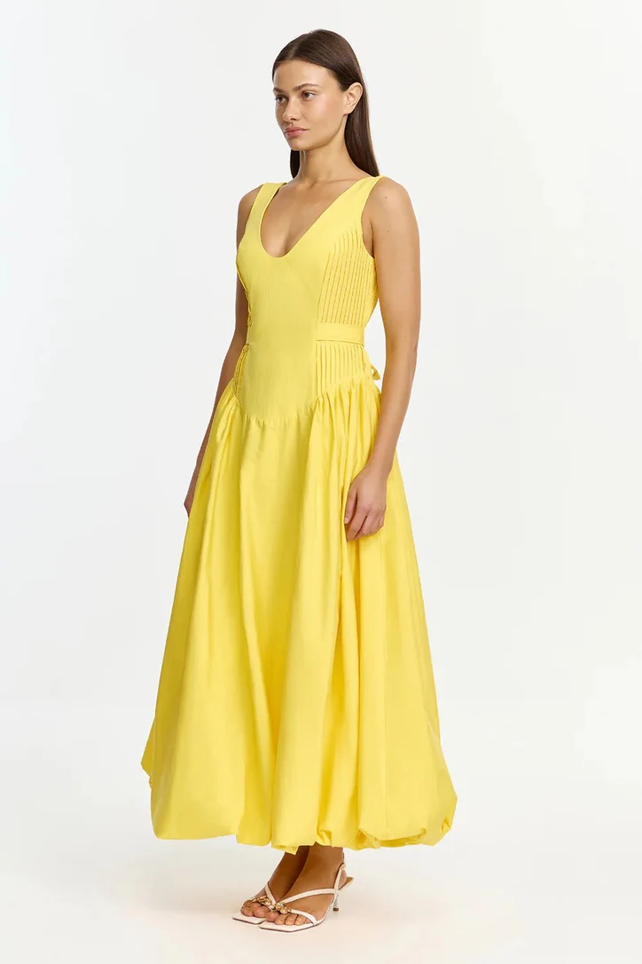 Acler Horedon Maxi Dress - Daffodil - Image 2