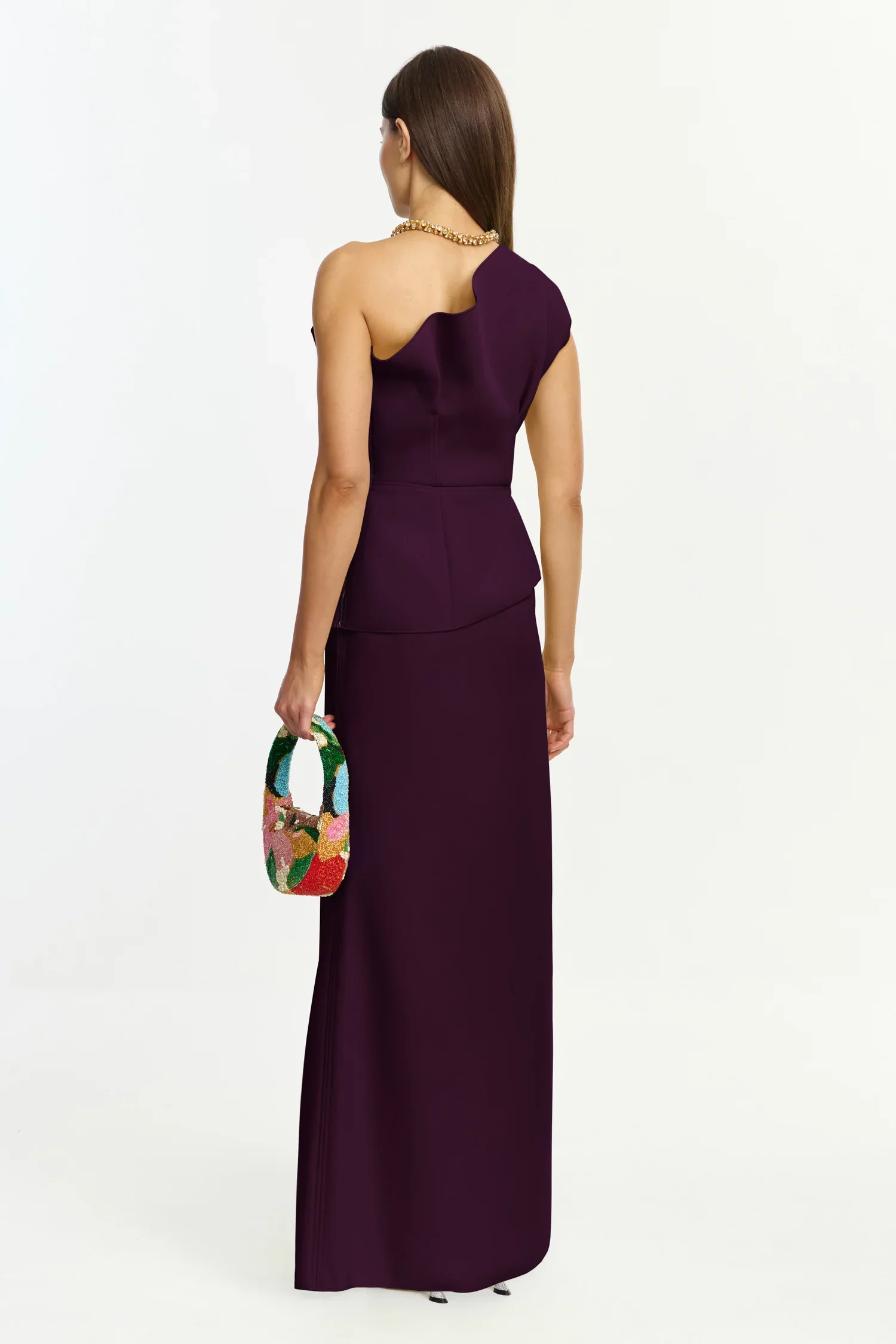 Acler Lugano Maxi Dress - Fig - Image 3