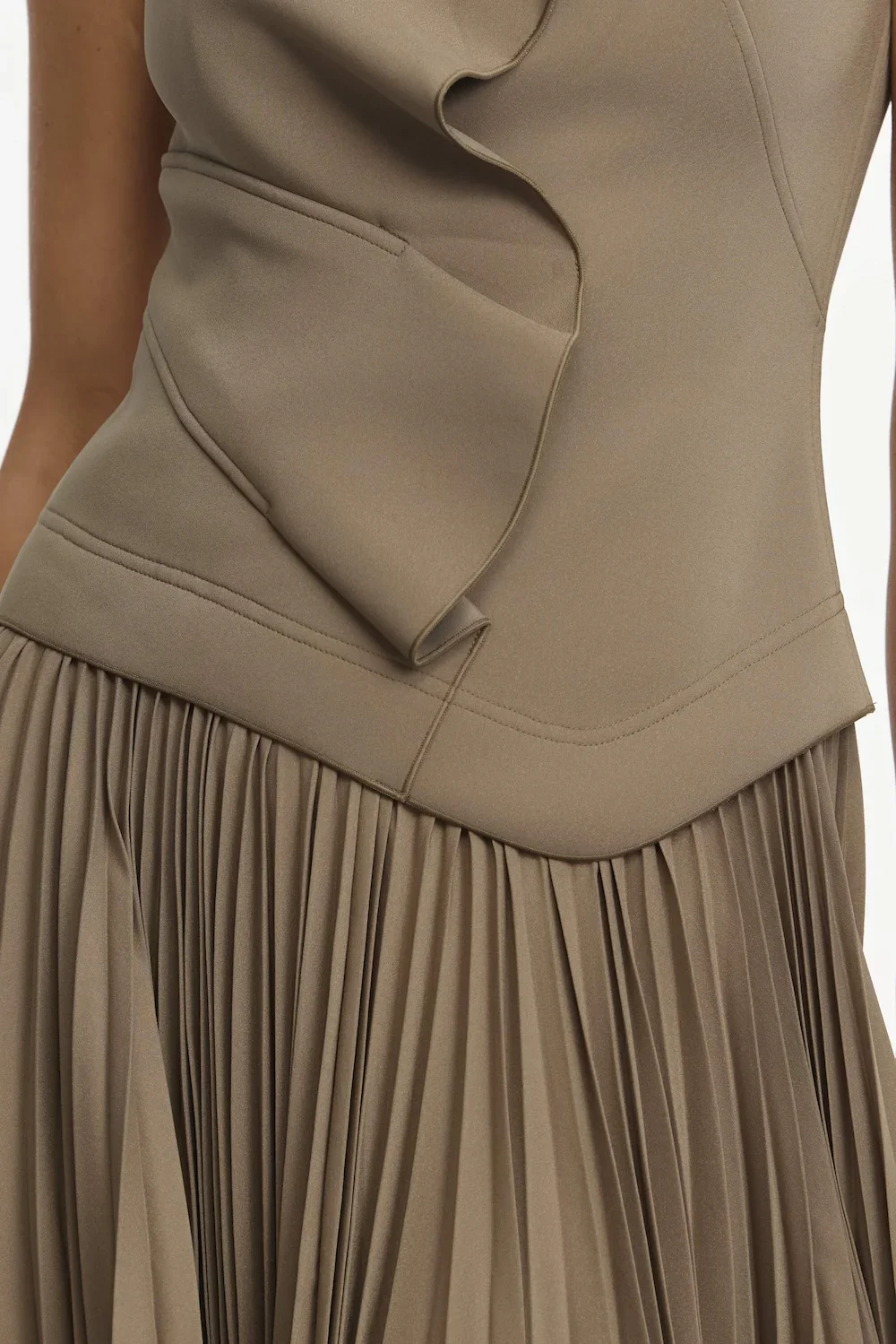Acler Miner Maxi Dress - Pecan - Image 3
