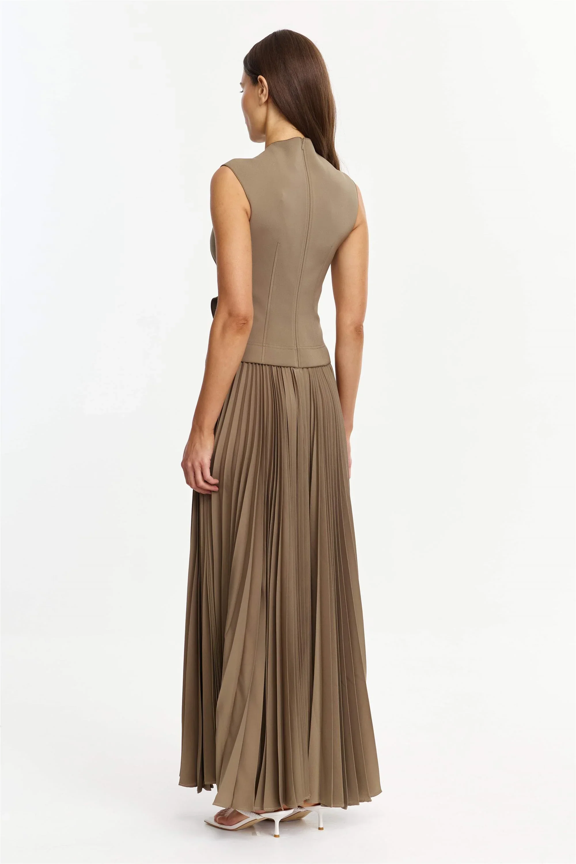 Acler Miner Maxi Dress - Pecan - Image 4