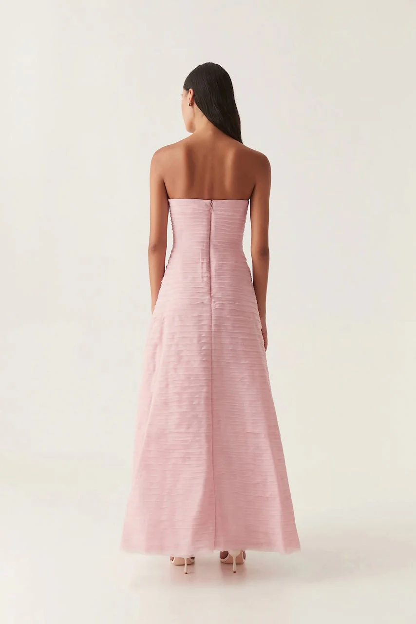 Aje Soundscape Maxi Dress - Chalk Pink - Image 3