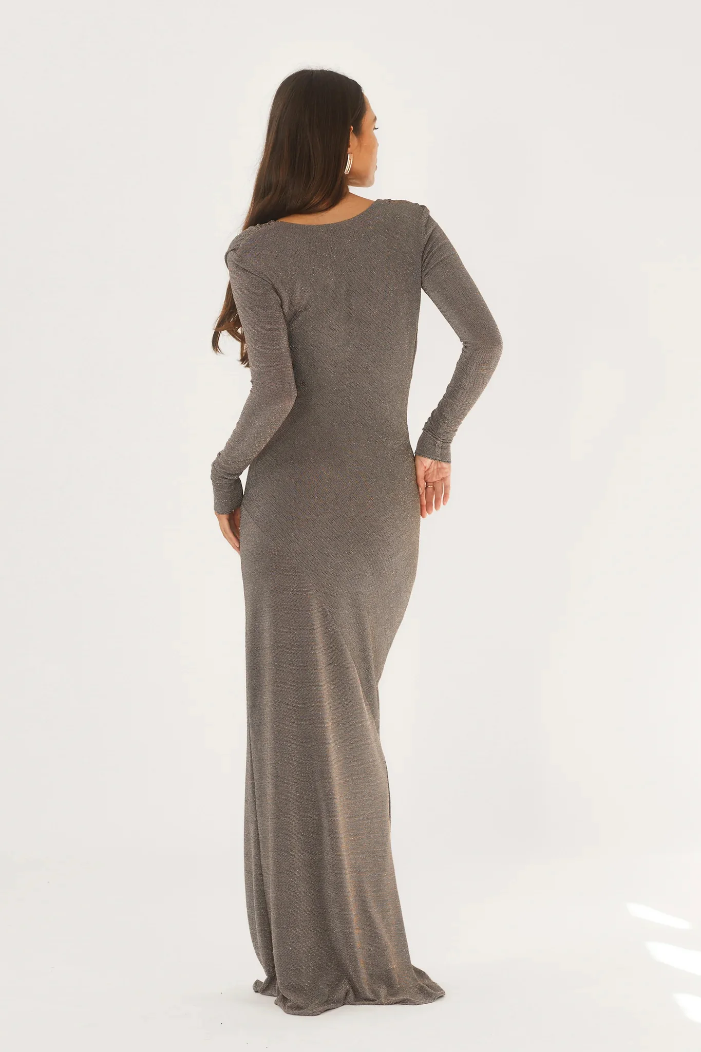 Arcina Ori Jen Dress - Metallic Grey - Image 5