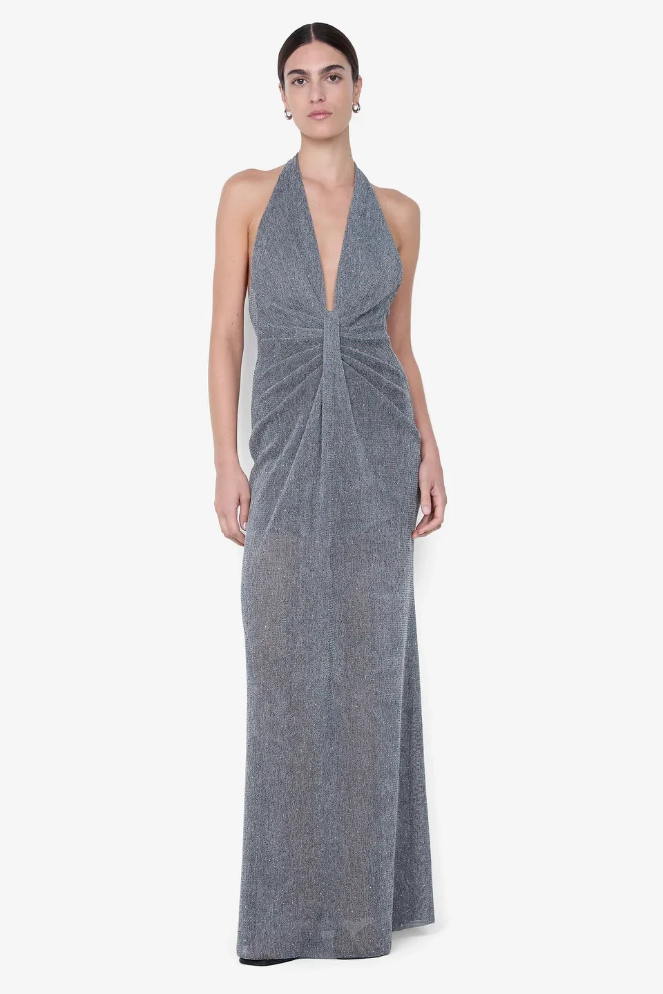 Bec & Bridge Astra Drape Maxi Dress - Chrome - Image 4
