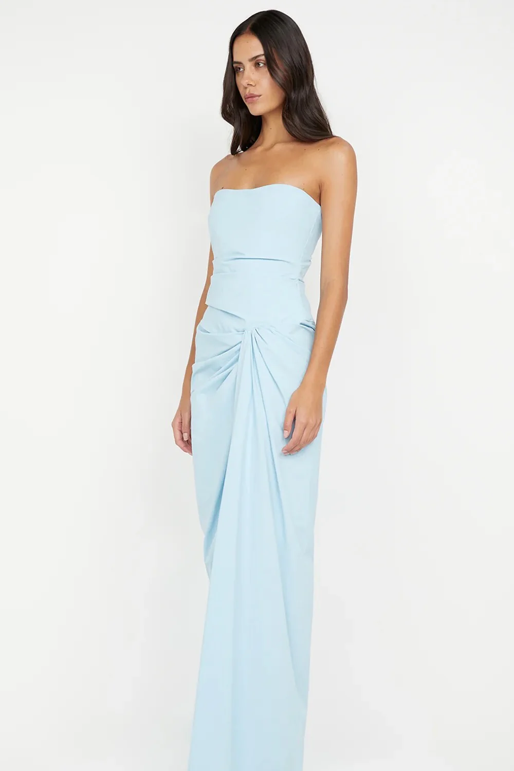 Bec & Bridge Domenic Strapless Dress - Sky Blue - Image 3