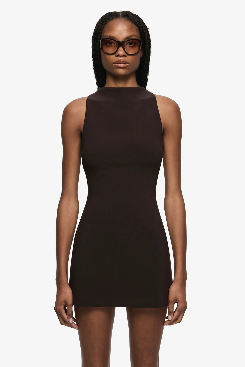 Bec & Bridge Gemma Racer Mini Dress - Espresso - Image 2