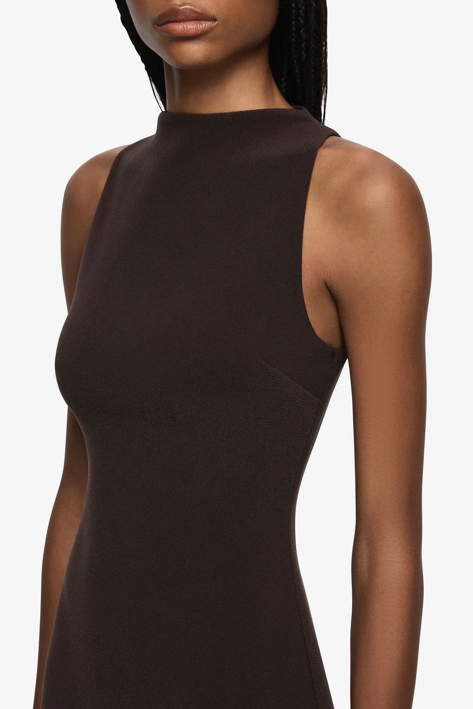 Bec & Bridge Gemma Racer Mini Dress - Espresso - Image 3