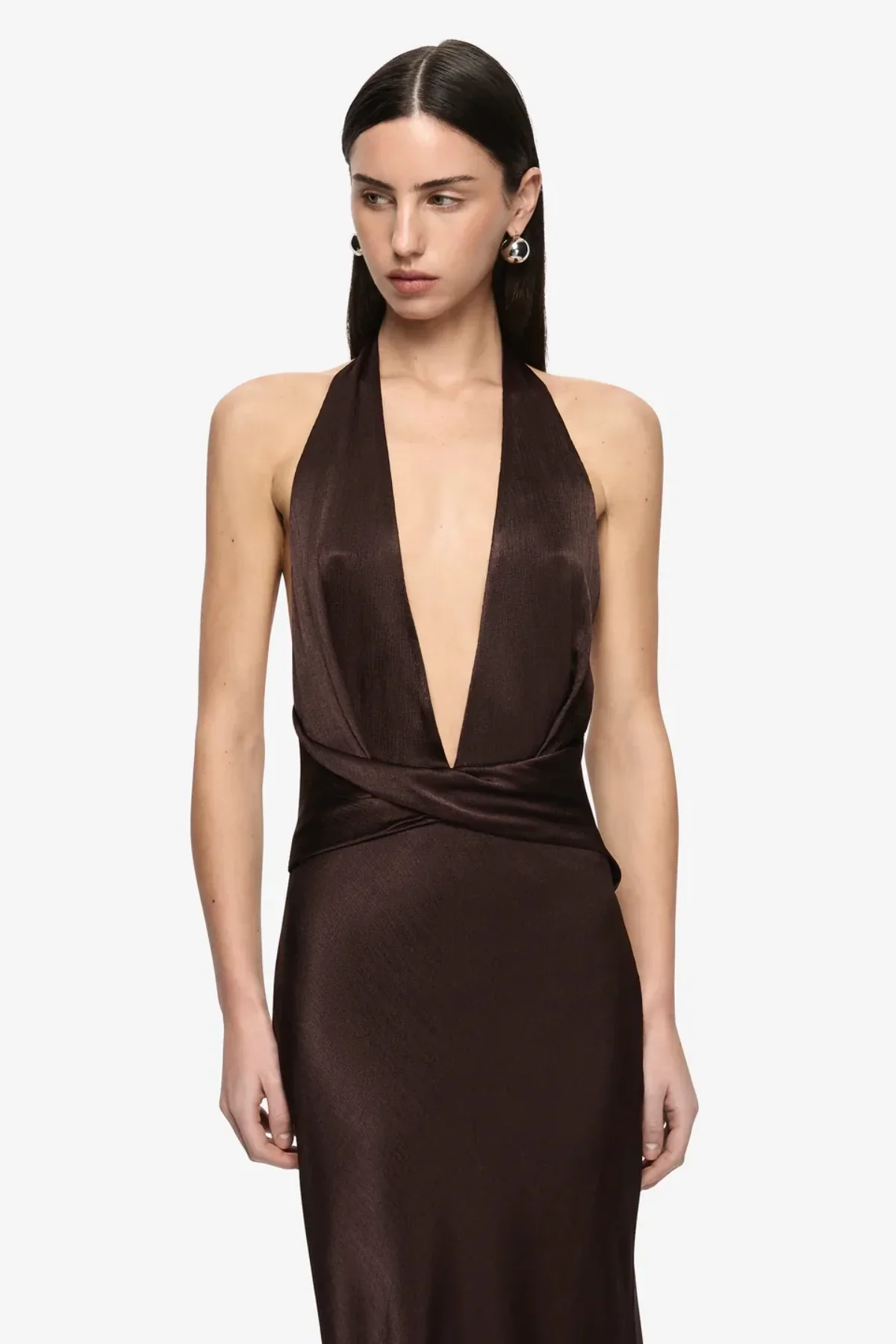 Bec & Bridge Irina Maxi Dress - Espresso - Image 2