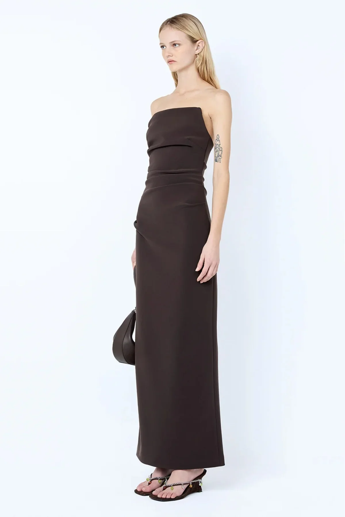 Bec & Bridge Lior Strapless Dress- Espresso - Image 2