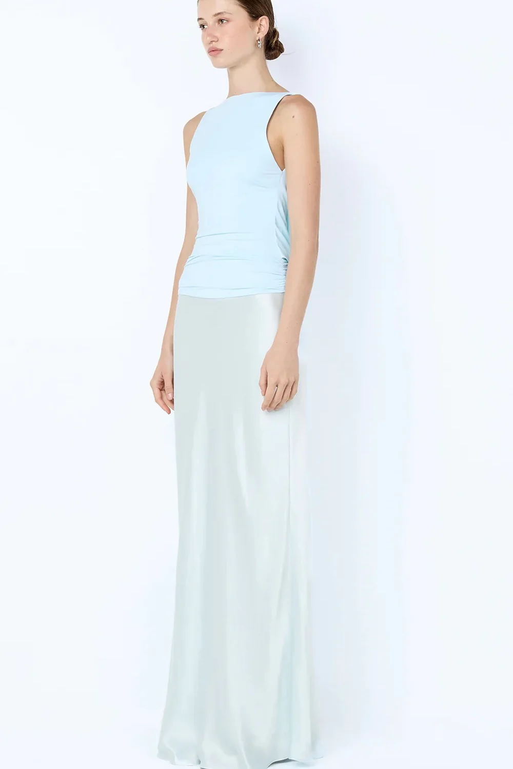Bec & Bridge Mirabelle Cowl Maxi Dress - Arctic Blue - Image 2