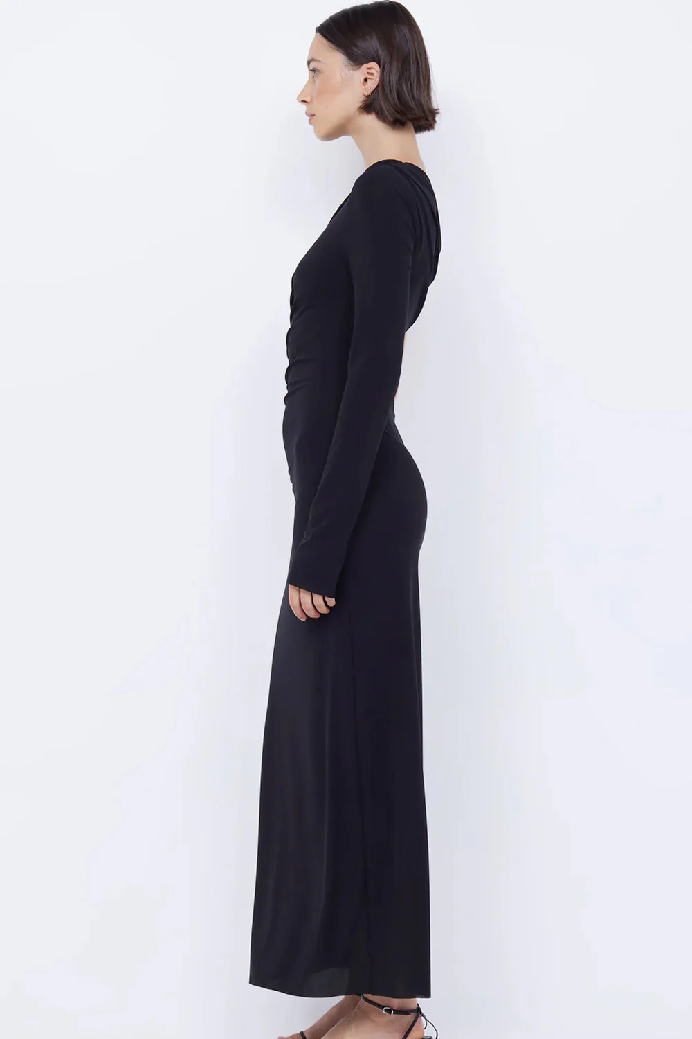 Bec & Bridge Nabila Asym Midi Dress - Black - Image 4