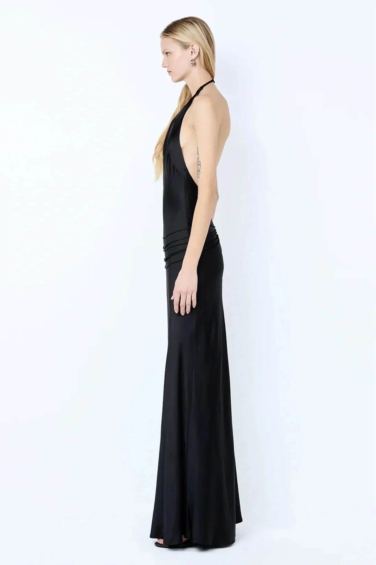 Bec & Bridge Quentin Racer Maxi Dress - Black - Image 4