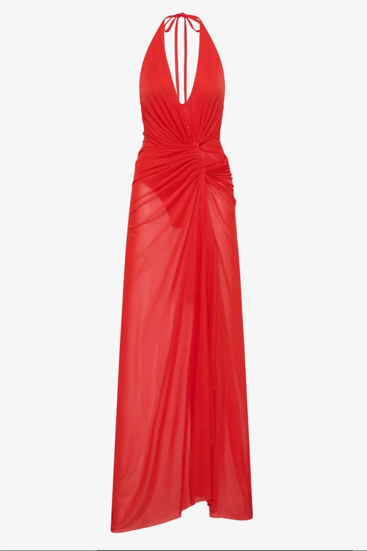 Bec & Bridge Xanthi V Neck Maxi Dress - Flame - Image 4