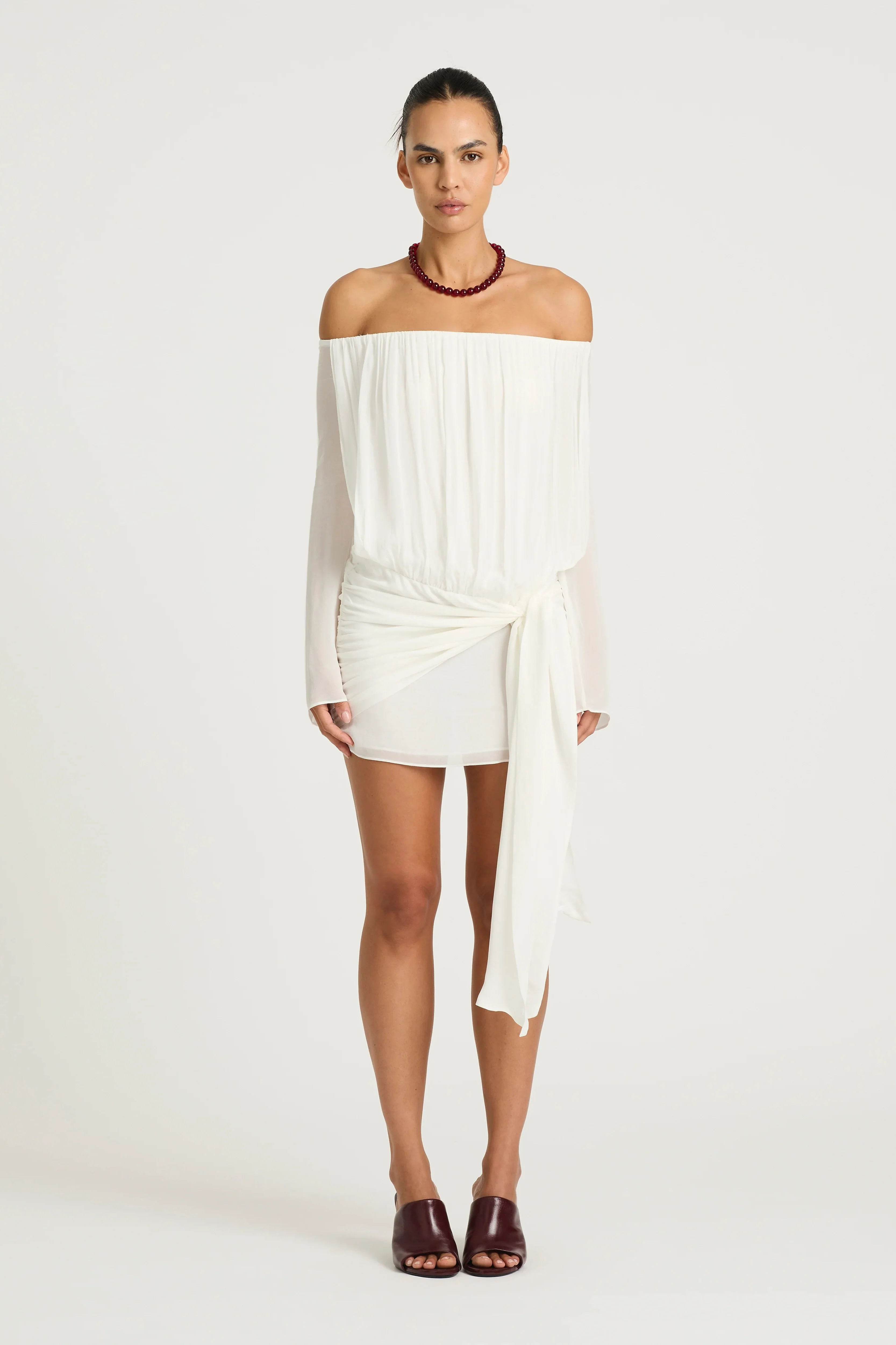 Benni Bernie Mini Dress - White