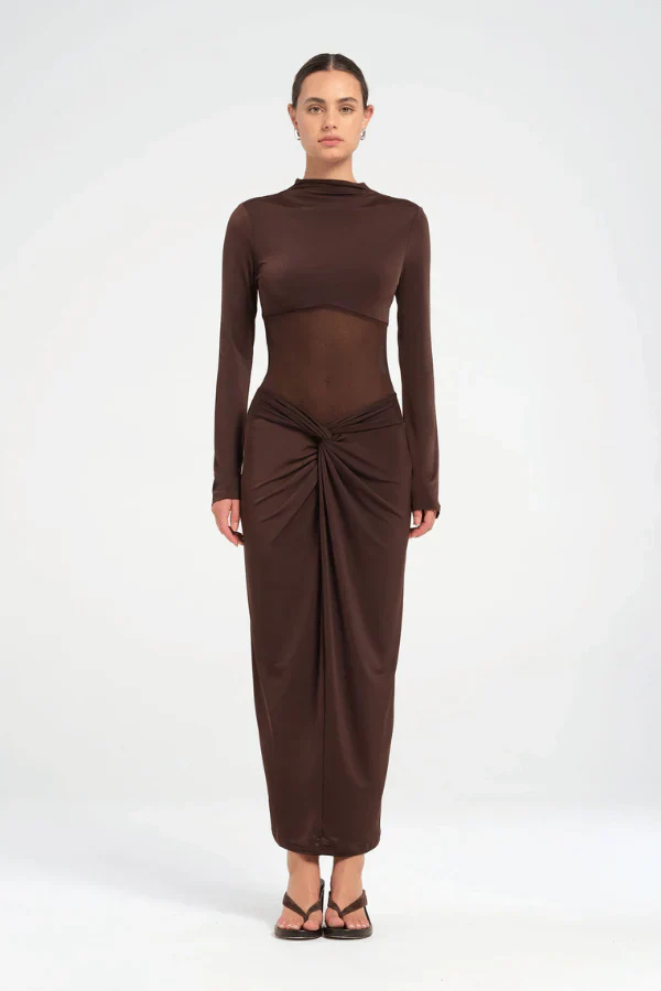 Benni Dora Maxi Dress - Chocolate