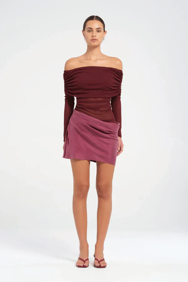 Benni Luca Mini Dress - Plum