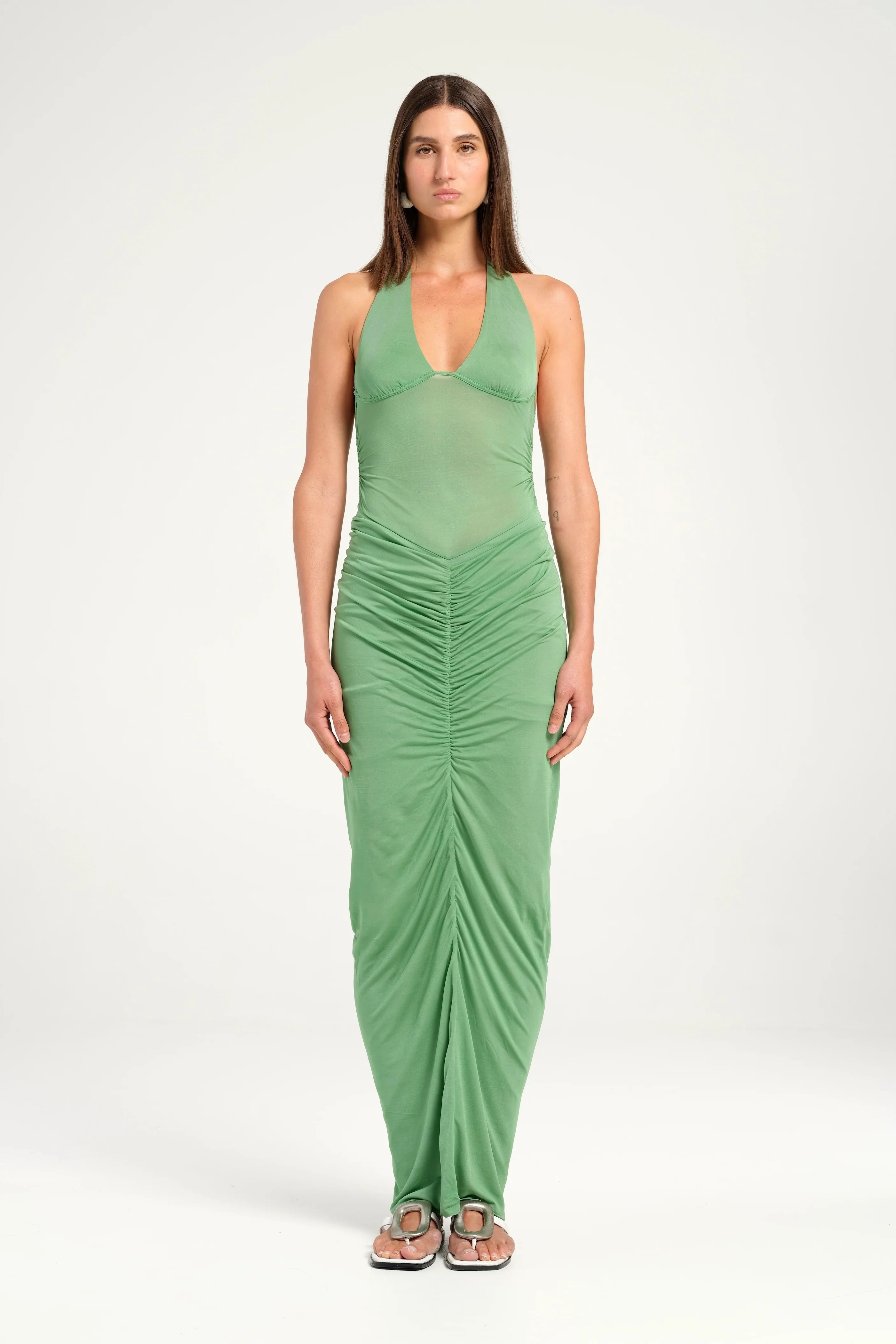 Benni Pierre Maxi Dress - Forest