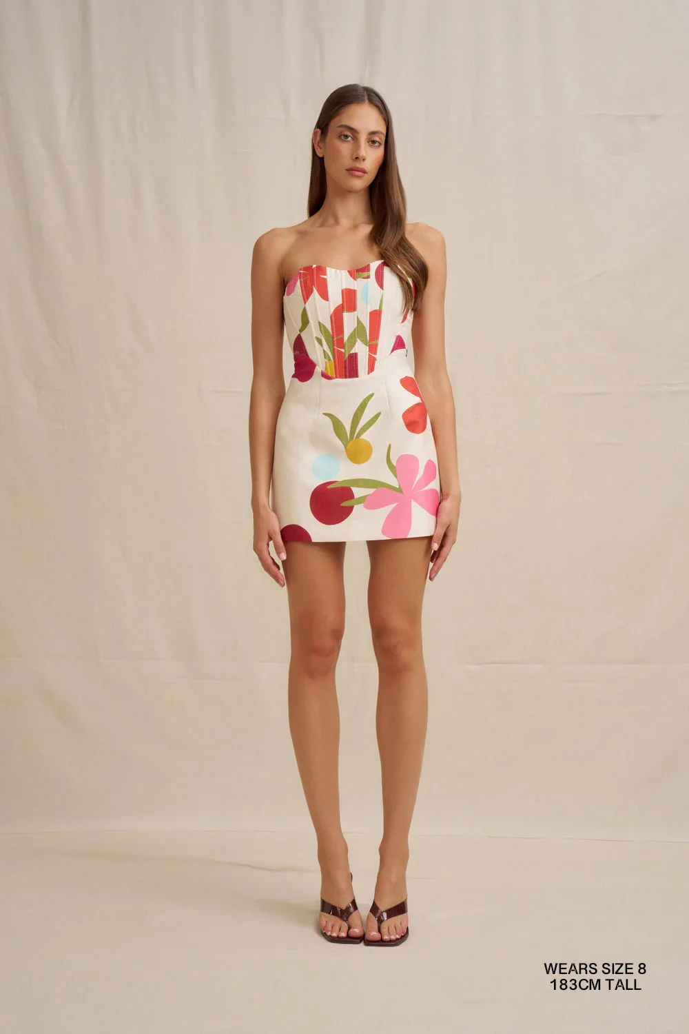 By Johnny Tropicana Corset Mini Dess - Multi - Image 2