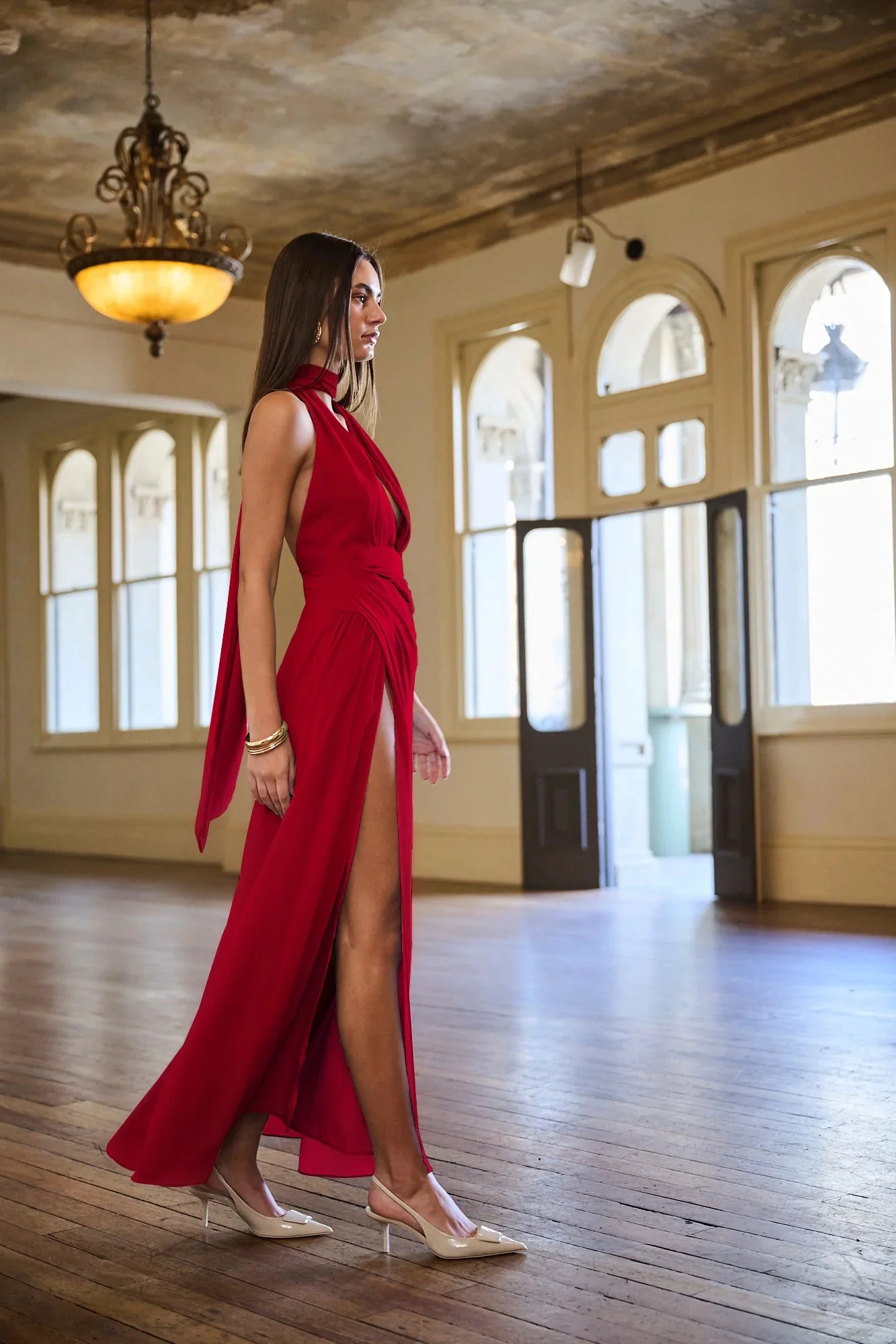 Caliá Antonia Gown - Red - Image 4