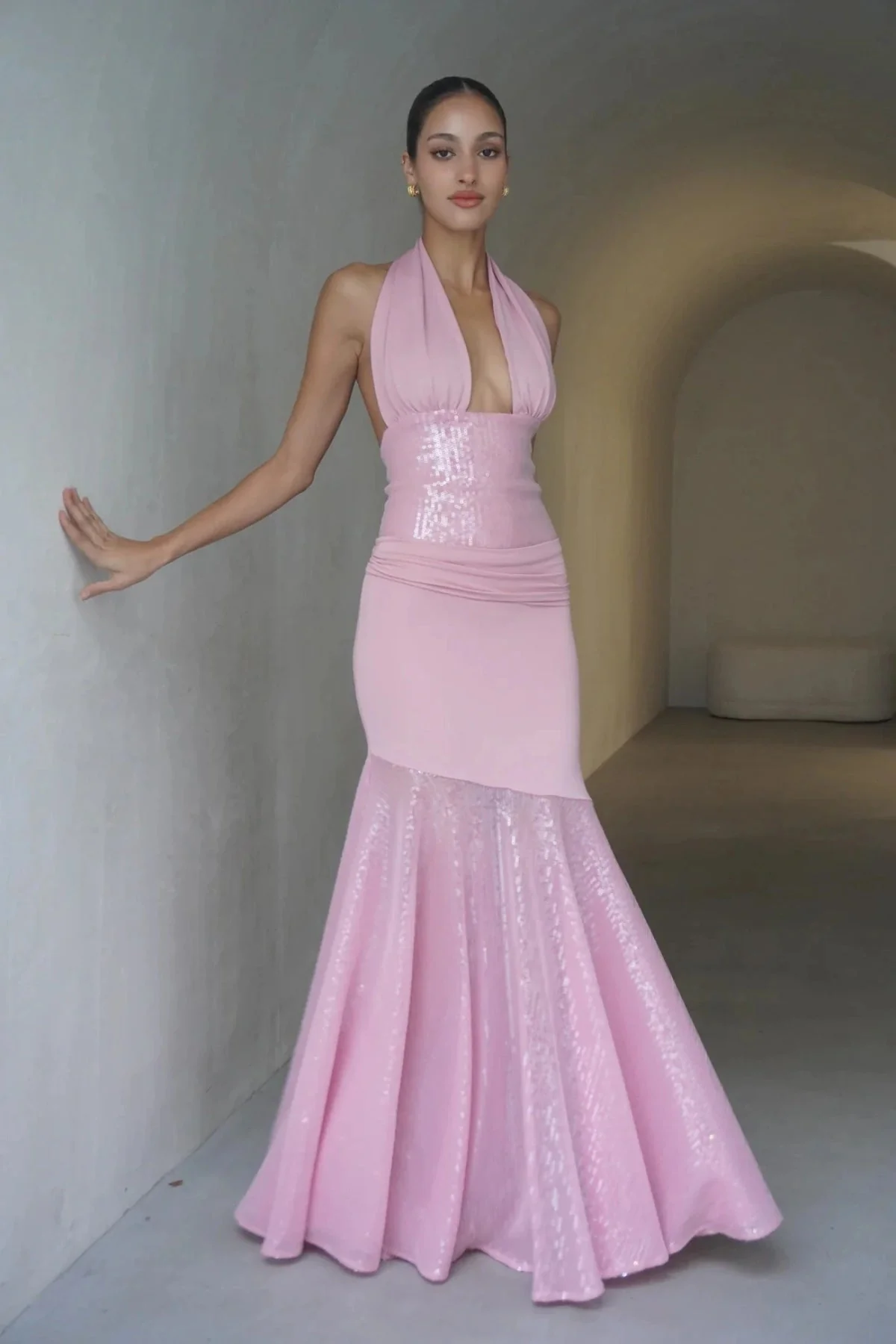 Deconduarte Florian Dress - Pink - Image 4