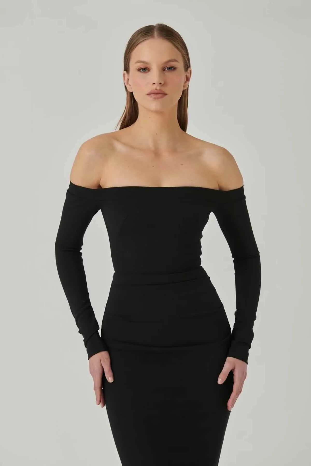 Effie Kats Anita Gown - Black - Image 3