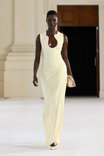 Effie Kats Bloom Gown - Lemon - Image 2