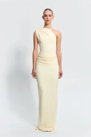 Effie Kats Greer Gown - Lemon