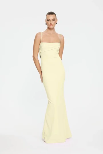 Effie Kats Havilland Gown - Lemon