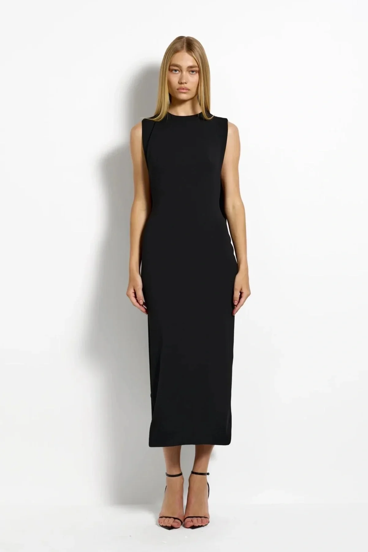 Effie Kats Kaya Midi Dress - Black