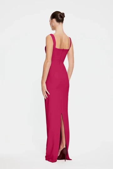 Effie Kats Marbella Gown - Raspberry - Image 2
