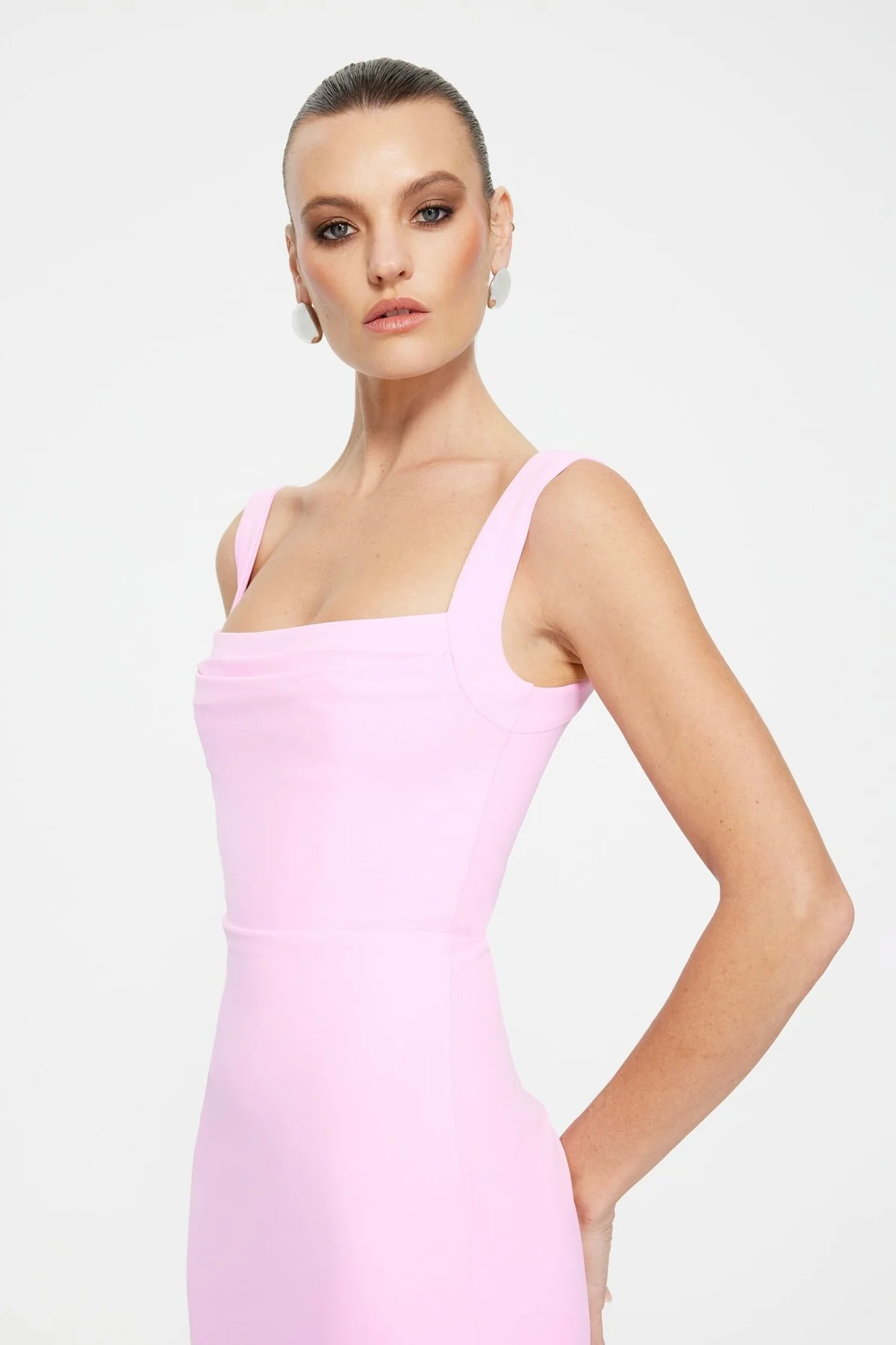 Effie Kats Marbella Gown - Taffy Pink - Image 3
