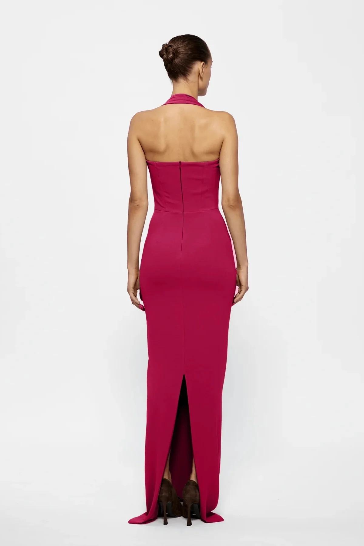 Effie Kats Marian Dress - Raspberry - Image 2