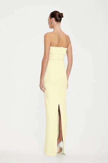 Effie Kats Monroe Gown - Lemon - Image 2