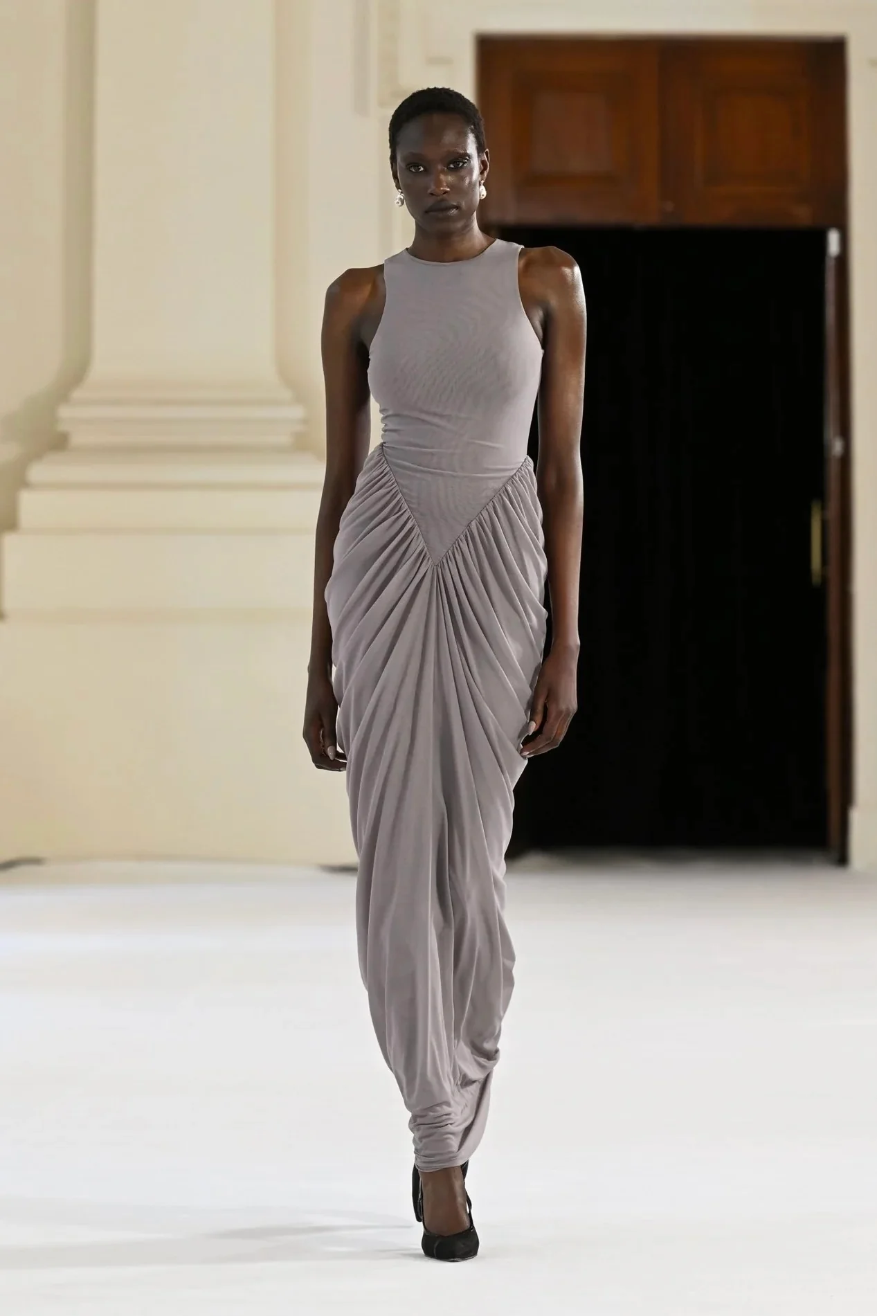 Effie Kats Othelia Gown- Mushroom - Image 4