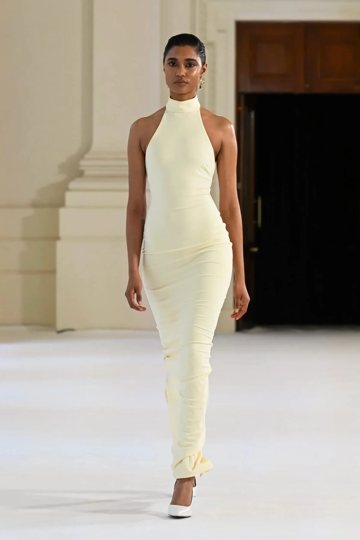 Effie Kats Rhi Gown - Lemon - Image 2