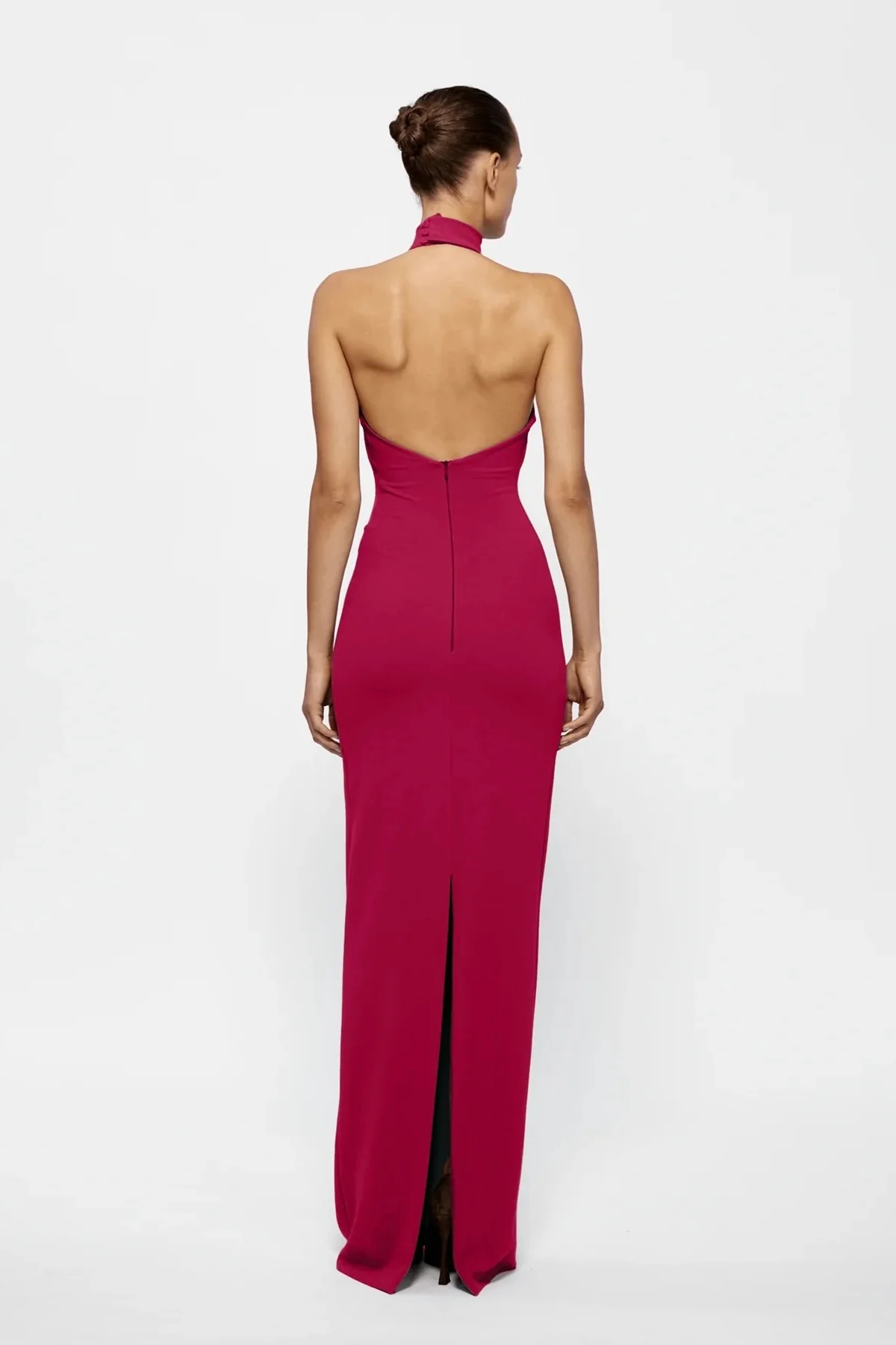 Effie Kats Rhi Gown - Raspberry - Image 3