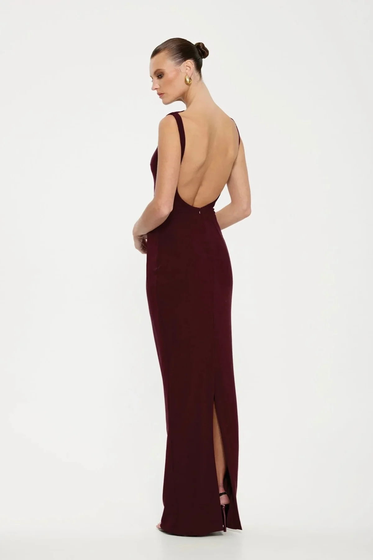 Effie Kats Verona Gown - Wine - Image 3