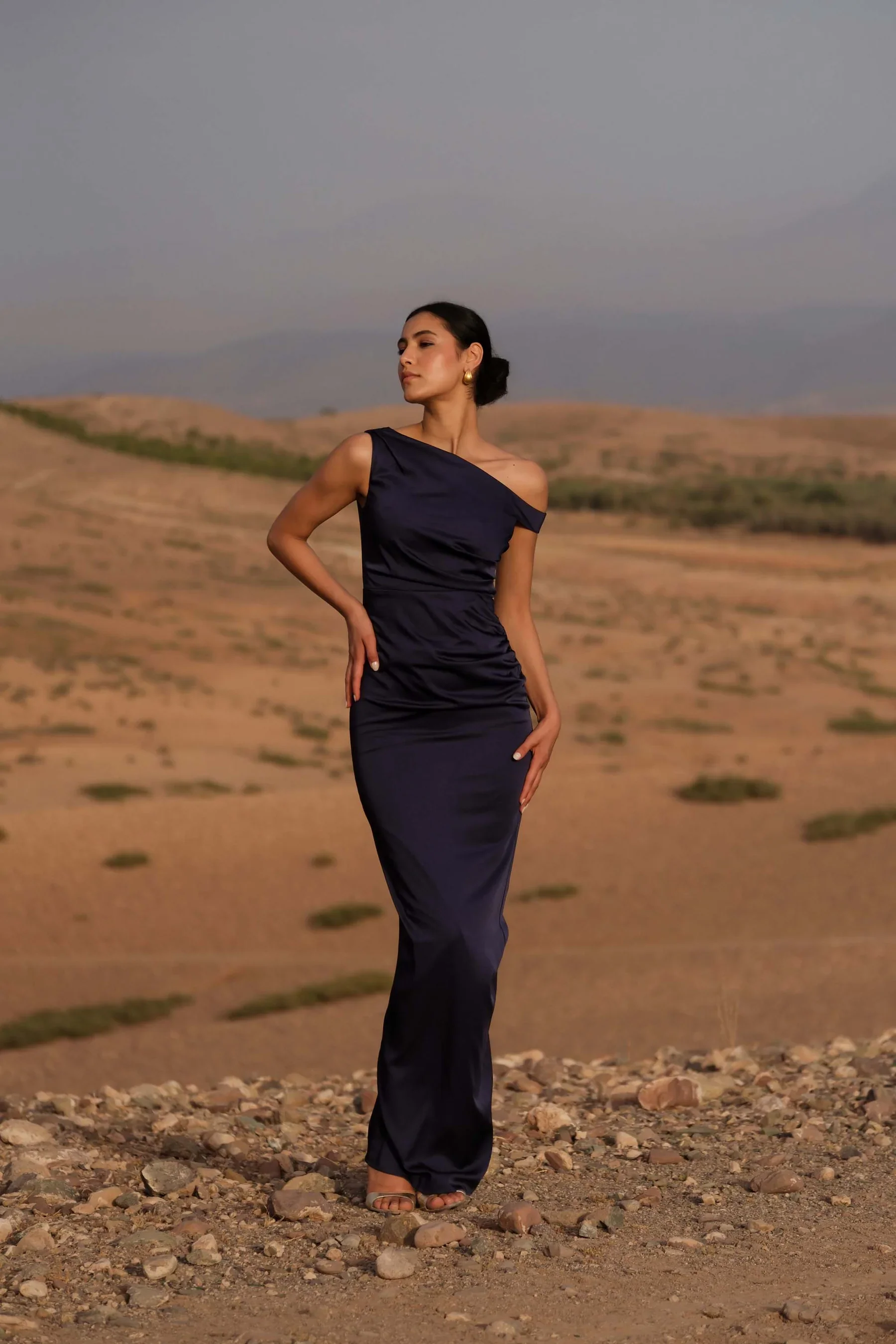 Elle Zeitoune Kaira Dress - Midnight Blue - Image 5