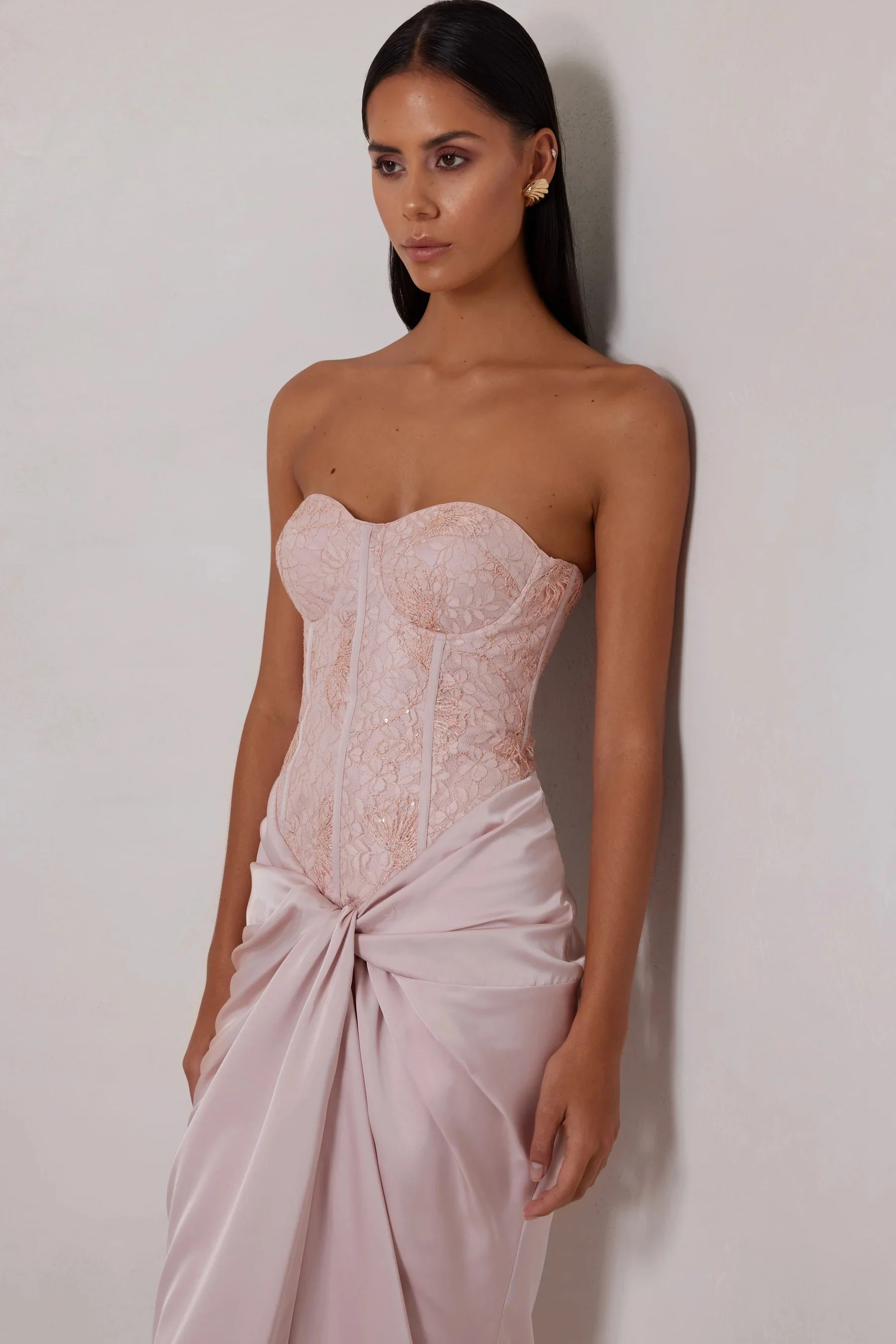 Elle Zeitoune Mabel Dress - Champagne Pink - Image 2