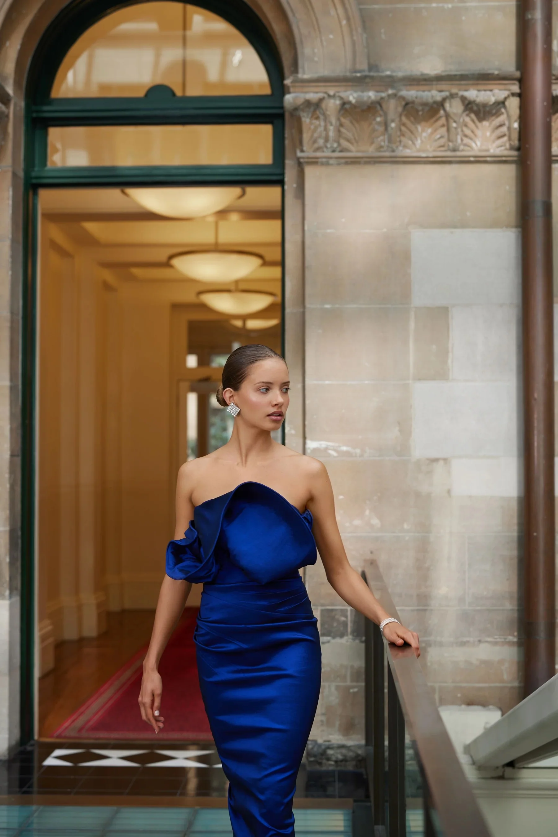 Elle Zeitoune Miles Dress - Cobalt - Image 2
