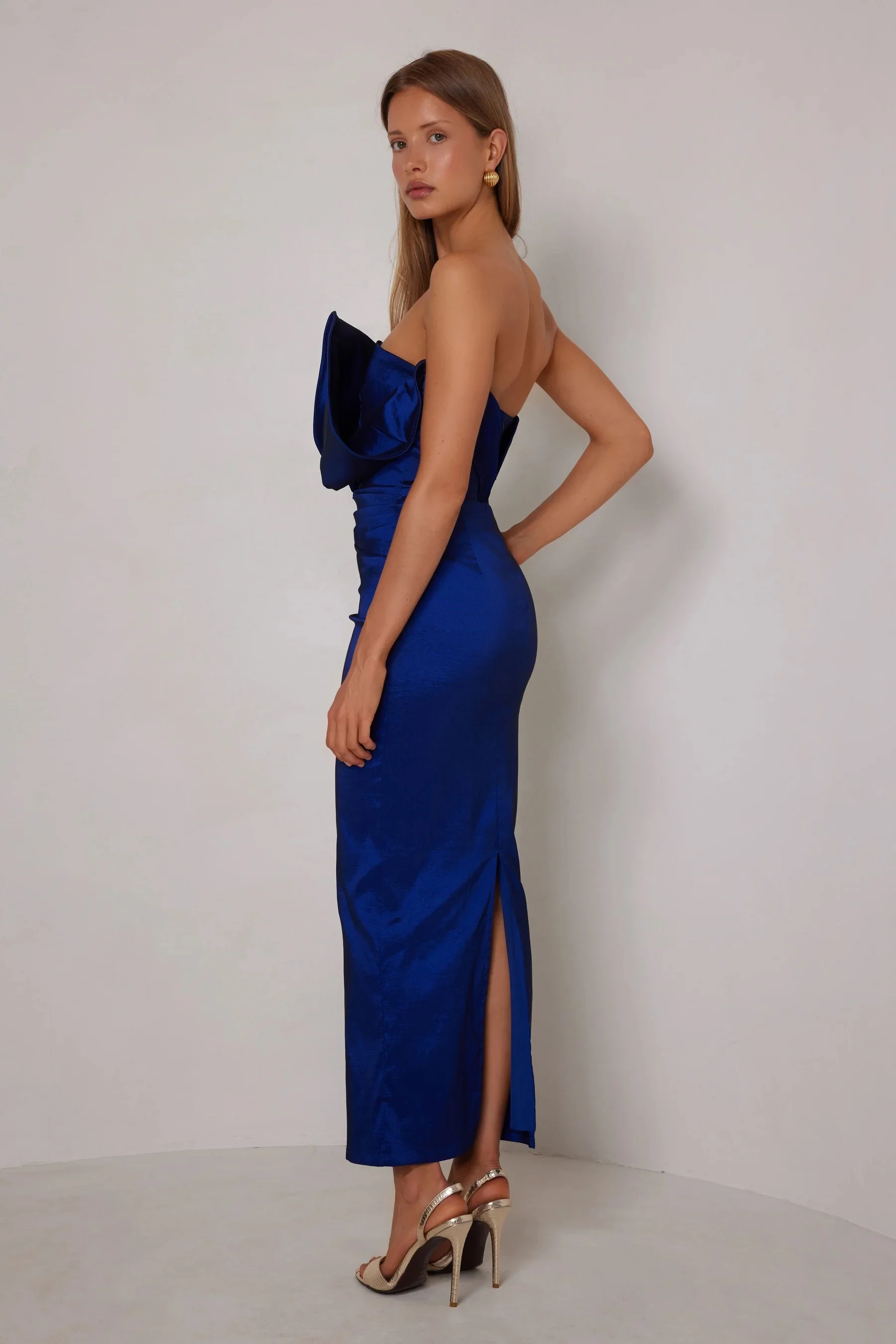 Elle Zeitoune Miles Dress - Cobalt - Image 6