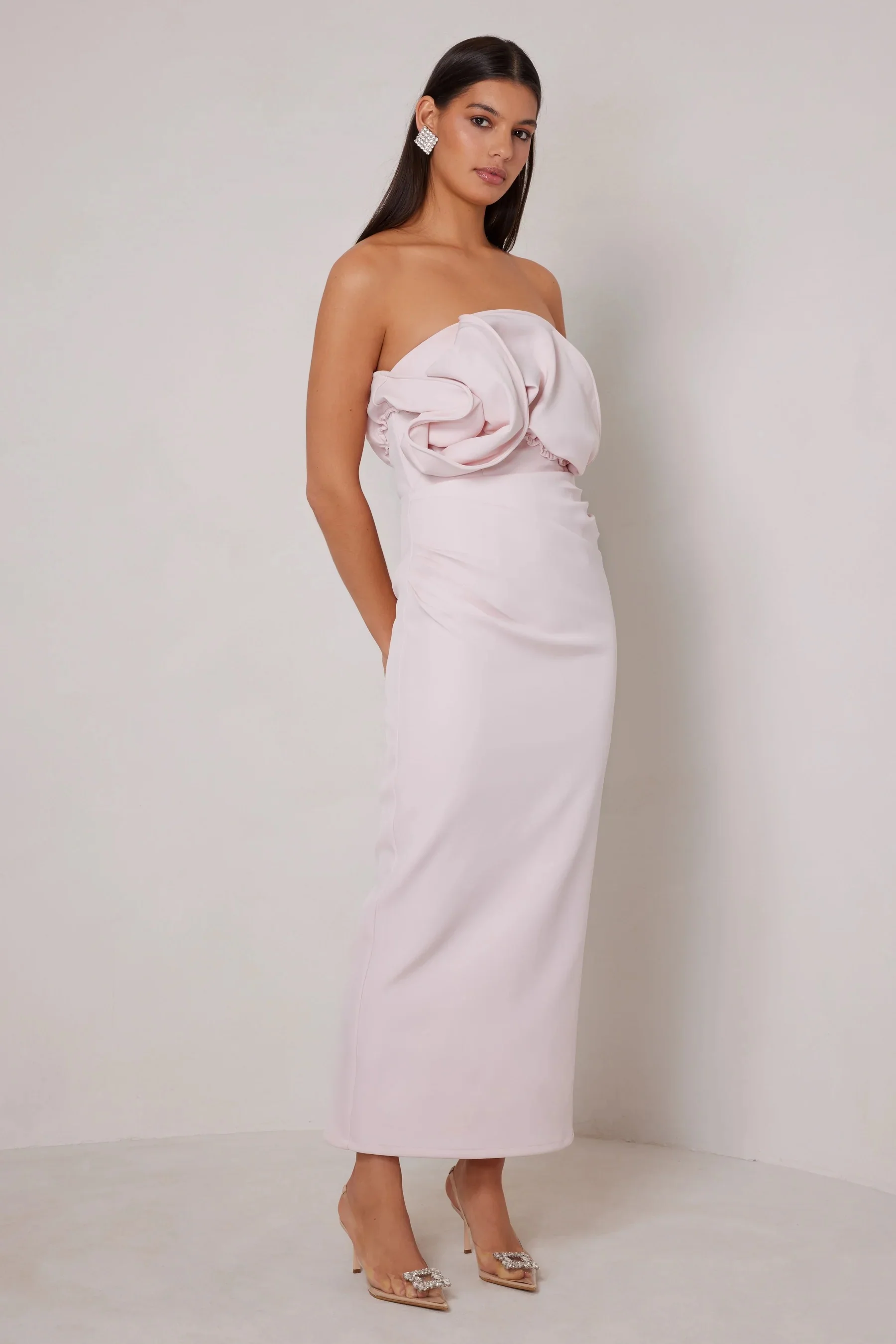 Elle Zeitoune Miles Dress - Peony Pink - Image 4